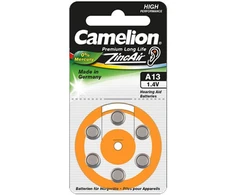 Camelion | A13/DA13/ZL13 | Zinc air cells | 6 pc(s)