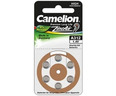 Camelion | A312/DA312/ZL312 | Zinc air cells | 6 pc(s)