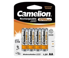 Camelion | AA/HR6 | 2700 mAh | Įkraunamos baterijos Ni-MH | 4 vnt.