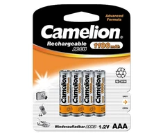 Camelion | AAA/HR03 | 1100 mAh | Įkraunamos baterijos Ni-MH | 4 vnt.