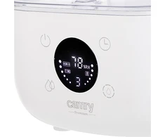 Camry | CR 7973w | Drėkintuvas | 23 W | Vanduo bako talpa 5 L | Tinka kambariams iki 35 m² | Ultragarsinis | Drėkinimo pajėgumas 100-260 ml/val | Baltas