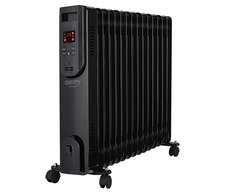Adler Camry | Alyvos pripildytas radiatorius su nuotolinio valdymo pulteliu | CR 7820 | Alyva užpildytas radiatorius | 2500 W | Galios lygių skaičius 3 | Juodas