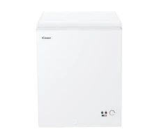 Candy | Šaldiklis | CCHH 145E | Energy efficiency class E | Chest | Free standing | Height 84.5 cm | Total net capacity 137 L | Baltas +DOVANA Hoover dulkių siurblys