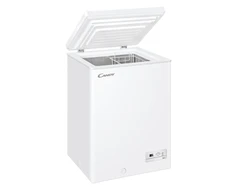 Candy | Šaldiklis | CHAE 1002E | Energy efficiency class E | Chest | Free standing | Height 84.5 cm | Total net capacity 97 L | Baltas