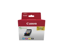 Canon CLI-571 | Rašalo kasetės | Sudėtinė pakuotė