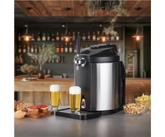 Caso | Beer Dispenser | BeerMaster | Free standing | Stainless Steel/Juodas
