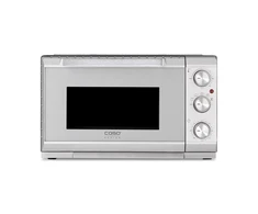 Mikrobangų krosnelė Caso | Compact orkaitė | TO 20 SilverStyle | Easy Clean | Compact | 1500 W | Sidabrinis