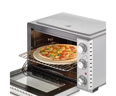Elektrinė krosnelė Caso | Compact orkaitė | TO 26 SilverStyle | Easy Clean | Compact | 1500 W | Sidabrinis