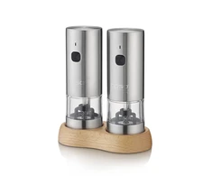 Caso Salt and Pepper Grinder | SpiceDuo | Electric | Housing material Nerūdijantis plienas | Lithium