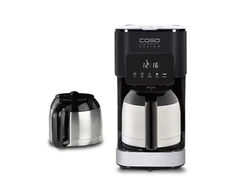 Kavos aparatas Caso | with Two Insulated Jugs | Taste &amp; Style Duo Thermo | Lašėjimo | 800 W | Juodas/Stainless Steel