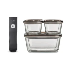 Vakuumavimo rinkinys Caso Vacu OneTouch Eco-Set, Juodas 01169