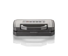 Caso | Bar Vacuum sealer | VRH 490 advanced | Power 110 W | Temperature control | Juodas/Nerūdijantis plienas