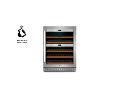 Caso | Vyno aušintuvas | WineChef Pro 40 | Energijos vartojimo efektyvumo klasė G | Vitrina | Laisvai pastatomas | Butelių talpa iki 40 butelių | Aušinimo tipas: kompresorinė technologija | Nerūdijantis plienas/Juodas