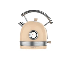 Cecotec Virdulys | ThermoSense 420 Vintage | 2200 W | Electric | 1.8 L | Nerūdijantis plienas | 360° rotational base | Light rusvai gelsvas