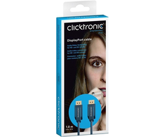 Clicktronic 70710 DisplayPort laidas, Mėlyna, 1 m