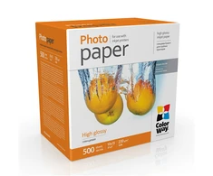 ColorWay Photo Paper, 500 sheets | High Glossy | 230 g/m² | 10x15