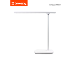 „ColorWay“ LED stalinė lempa, nešiojama ir universali, su įmontuota baterija | Šviesos temperatūra: 2800–3200 K, natūrali šviesa: 4000–4500 K, balta šviesa 6000–6500 K | Stalinė lempa