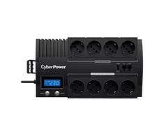 CYBERPOWER BR700ELCD Line-Interactive UPS 700VA/390W GreenPower energijos taupymo technologija LCD USB 4+4 Schuko