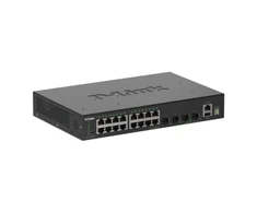 Šakotuvas D-Link 16-Port Gigabit Stackable Smart Managed Switch | D-Link