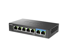 Šakotuvas D-Link | 7 prievadų kelių gigabitų nevaldomas jungiklis | DMS-107/E | Nevaldomas | Darbalaukis | Maitinimo tipas Išorinis