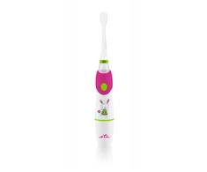 ETA | SONETIC Dantų šepetėlis | ETA071090010 | Baterija operated | For kids | Šepetėlių skaičius galvutės įeina 2 | Number of teeth brushing modes Does not apply | Sonic technology | Baltas/ pink