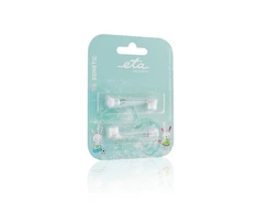 ETA | Toothbrush replacement for ETA0710 | Heads | For kids | Number of brush heads included 2 | Number of teeth brushing modes Does not apply | Baltas