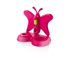 ETA | Dantų šepetėlis su water cup and holder | Sonetic ETA129490070 | Baterija operated | For kids | Šepetėlių skaičius galvutės įeina 2 | Number of teeth brushing modes 2 | Rožinė