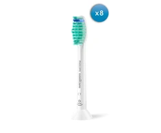 Philips Sonicare ProResults 8 dalių šepetėlių galvučių pakuotė, baltos, HX6018/87