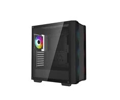 „Deepcool“ | CC560 ARGB V2 | Juodas | Vidutinio dydžio bokštas | ATX PS2