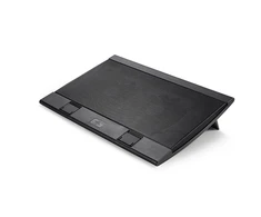 Deepcool | Nešiojamas kompiuteris aušintuvas Wind Pal FS, plonas, nešiojamas, didelio našumo, du 140 mm ventiliatoriai, 2 xUSB Hub, up tp 17" | 382x262x46mm mm | 922g g