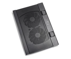 Deepcool | Nešiojamas kompiuteris aušintuvas Wind Pal FS, plonas, nešiojamas, didelio našumo, du 140 mm ventiliatoriai, 2 xUSB Hub, up tp 17" | 382x262x46mm mm | 922g g