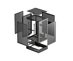 Žaidimų kompiuterio korpusas Deepcool CH170 DIGITAL | Juodas | Mini ITX | ATX PS2 | Be maitinimo šaltinio