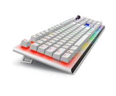 Dell | Alienware Tri-Mode AW920K | Belaidė klaviatūra žaidimams | Wireless | Bluetooth | RGB LED pašvietimas | Belaidė jungtis | US | CHERRY MX Raudona | Lunar Light