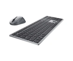 Dell Premier Multi-Device Klaviatūra ir pelė | KM7321W | Klaviatūros ir pelės rinkinys | Wireless | Ukrainian | Titanium Gray | 2.4 GHz, Bluetooth 5.0