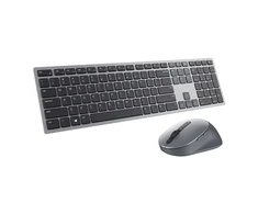 Dell Premier Multi-Device Klaviatūra ir pelė | KM7321W | Klaviatūros ir pelės rinkinys | Wireless | Ukrainian | Titanium Gray | 2.4 GHz, Bluetooth 5.0