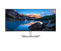 Monitorius Dell UltraSharp U4021QW, 40"/Business/Curved/Panel IPS/5120x2160/21:9/60Hz/Matte/5 ms/Swivel/Height adjustable/Tilt /Sidabrinės spalvos