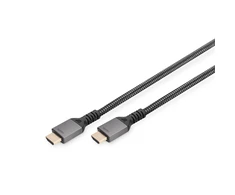 „Digitus“ | 8K PREMIUM HDMI 2.1 jungiamasis kabelis | DB-330200-010-S | HDMI kištukas (A tipo) | HDMI kištukas (A tipo) | HDMI į HDMI | 1 m