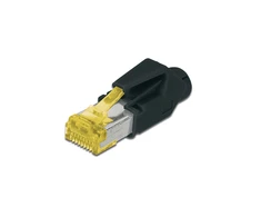 Digitus A-MO6A 8/8 HRS AT 6A modulinis RJ45 kištukas, Hirose TM31 8P8C, apsaugotas, apvaliam kabeliui, įsk. gaubtas