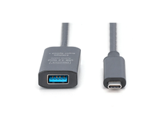 Digitus Skaitmenas | Aktyvus USB 3.2 Gen2 10G ilgintuvas | DA-73113 | USB-C į USB-A