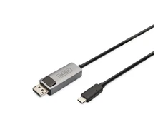 Digitus | Bi-directional Adapteris Cable | DB-300334-020-S | USB-C to DP USB-C | Ekranas Port