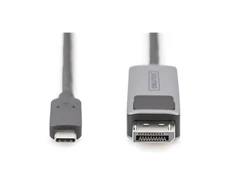 Digitus | Bi-directional Adapteris Cable | DB-300334-020-S | USB-C to DP USB-C | Ekranas Port