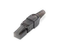 „Digitus CAT 6A“ jungtis, skirta montuoti vietoje, neekranuota AWG 27/7–22/1, vientisa ir suvyta viela, RJ45 | Skaitmenas | DN-93633 | Adapteriai