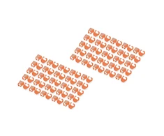 Digitus Skaitmenas | Spalvoti spaustukai Patch kabeliui | A-CC-O | Oranžinis