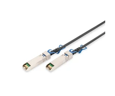 „Digitus DAC“ kabelis SFP28 | DN-81245 | Energijos suvartojimas: 0,5 W; Maitinimas: +3,3 V maitinimo įtampa; Temperatūros diapazonas: nuo 0 iki +70 °C; | 5 m