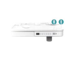 „Digitus“ elektrinis reguliuojamo aukščio stalas | 72 - 121 cm | Maksimalus krovinio svoris 50 kg | Metalas | Baltas