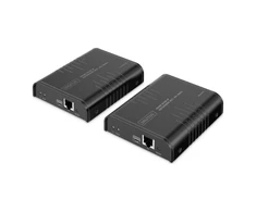 Assmann Electronic DIGITUS HDMI IP KVM ilgintuvo rinkinys 4K/60Hz 120/200 m „One-to-Many“ CAT Juodas