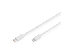 Digitus Skaitmenas | Lightning to USB-C duomenų / įkrovimo kabelis | DB-600109-020-W | USB-C prie Lightning Apple Lightning 8 kontaktų | USB C