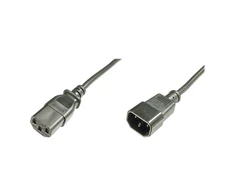 Assmann Electronic Skaitmenas | Maitinimo laido ilgintuvas C13 - C14, | AK-440201-018-S | Juodas