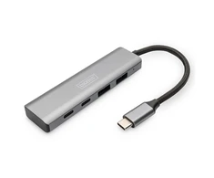 Digitus | USB-C 4 Port HUB 2x USB-A + 2x USB-C Gen2 | DA-70245 | USB-C Hub