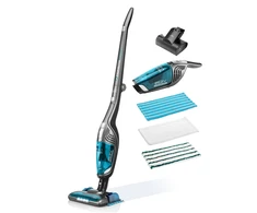 ETA | Dulkių siurblys | ETA845390000 Moneto II Aqua Plus | Belaidis veikimas | Rankena 2in1 | Skalbimo funkcija | N/A W | 25,2 V | Veikimo laikas (maks.) 50 min | Pilkas/Mėlyna